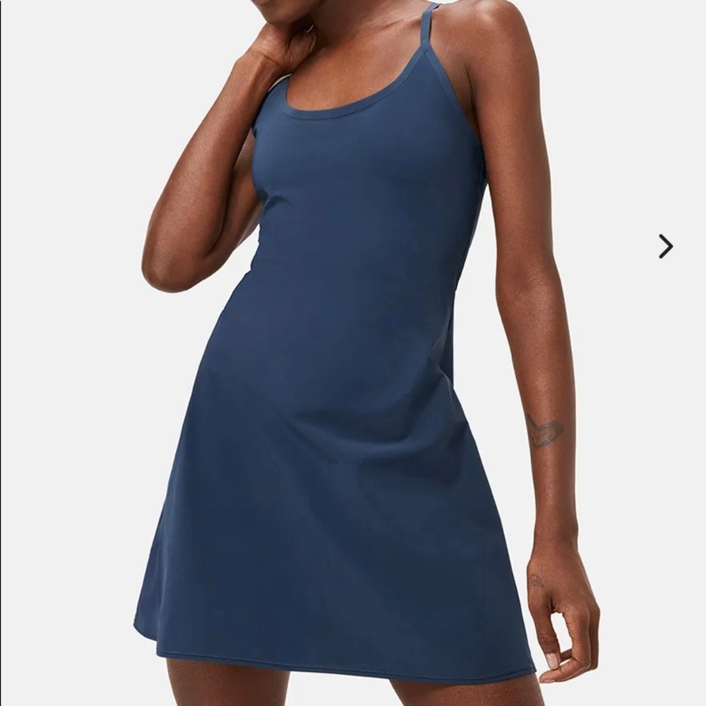 NWOT Navy Exercise Dress - small